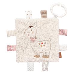 Picture Crinkle toy llama with ring