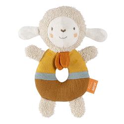 Soft ring rattle sheep NATUR