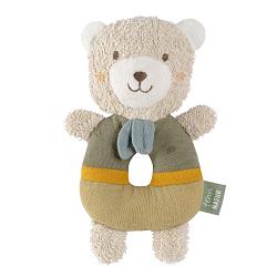 Picture Soft ring rattle bear NATUR