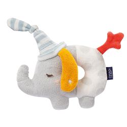 Picture Soft ring rattle elephant