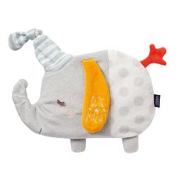 Heatable soft toy elephant