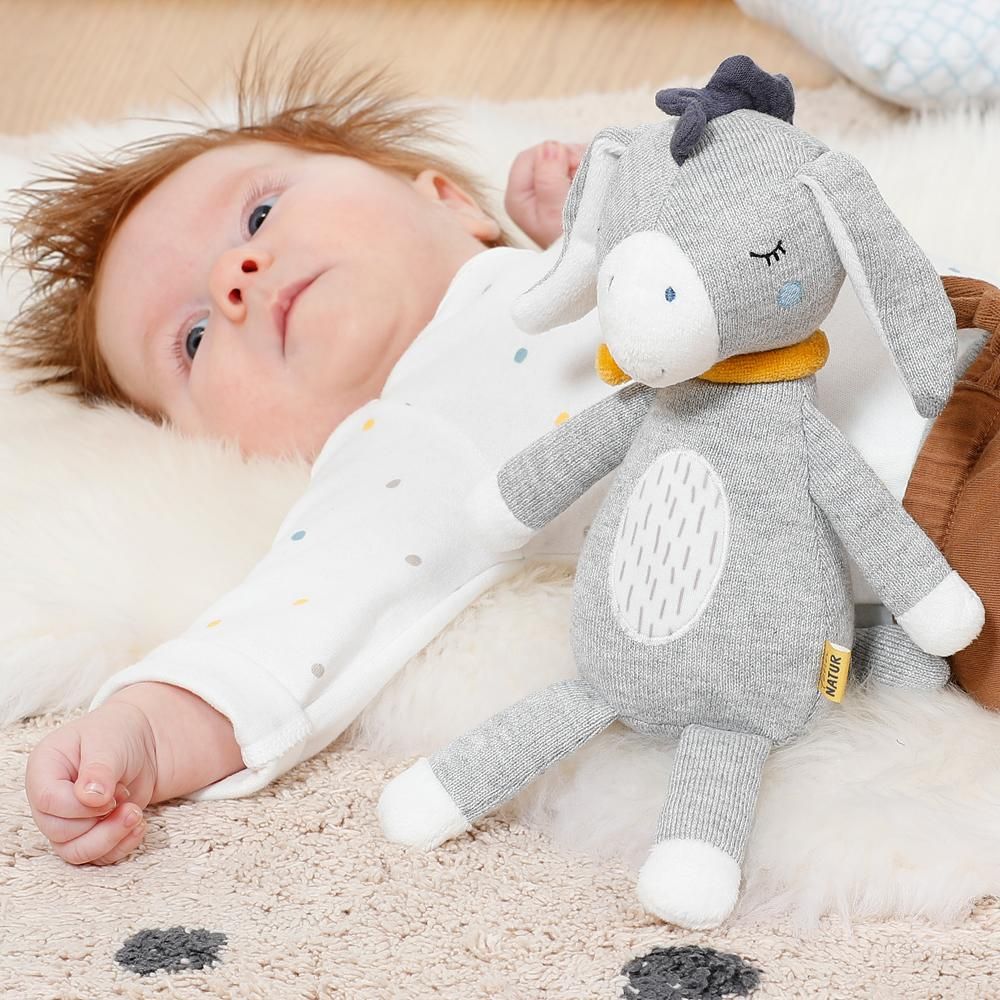 Image fehnNATUR - Baby with donkey
