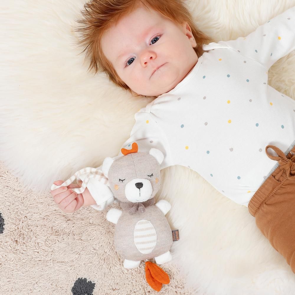 Image fehnNATUR - Baby with teddy bear